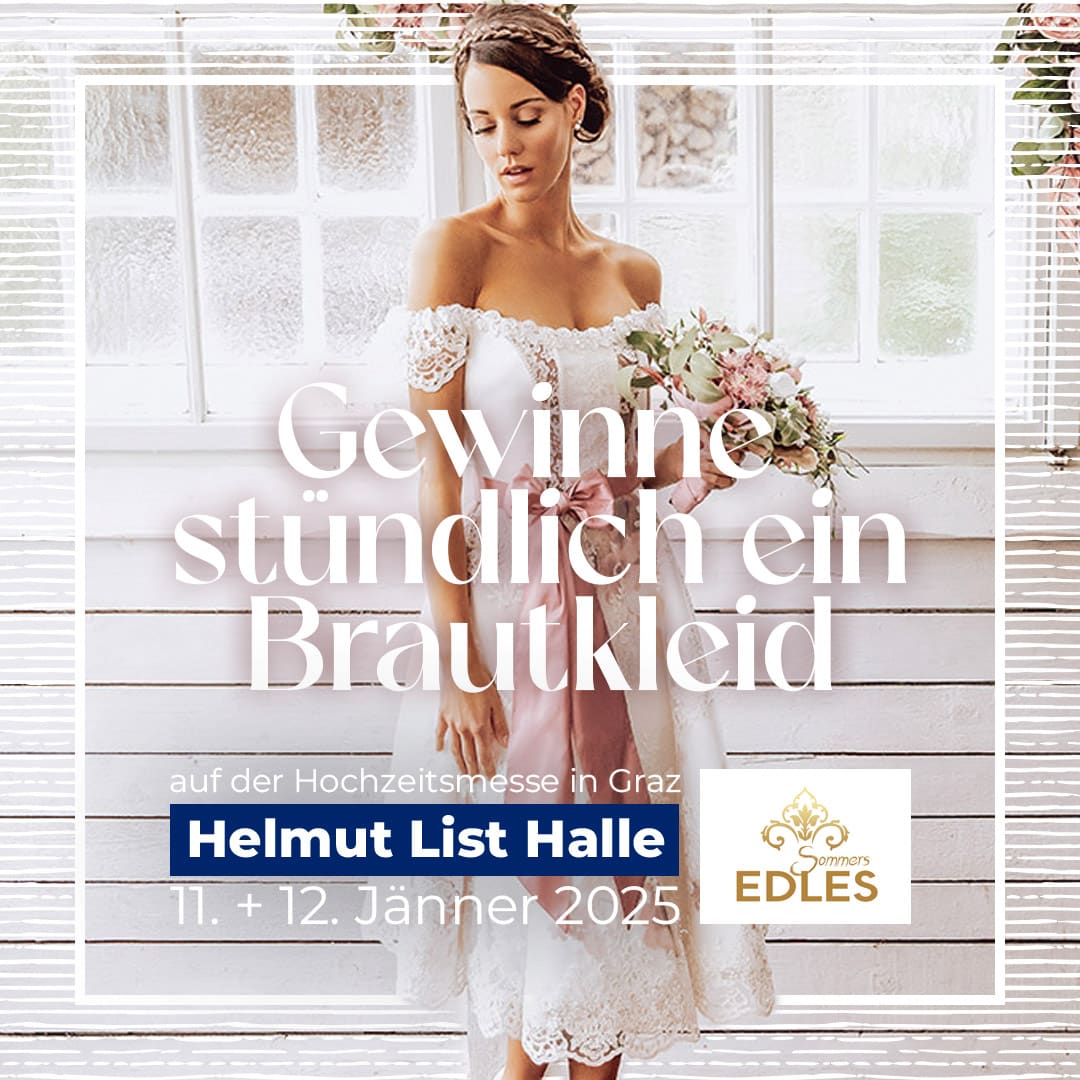 Hochzeitsmesse Graz - Gewinnspiel Brautkleid